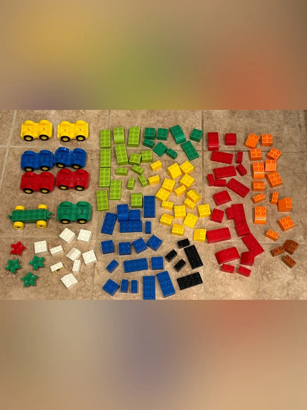 Duplo compatible Lakeshore Learning Jumbo Building Bricks Starter Set 121 pieces